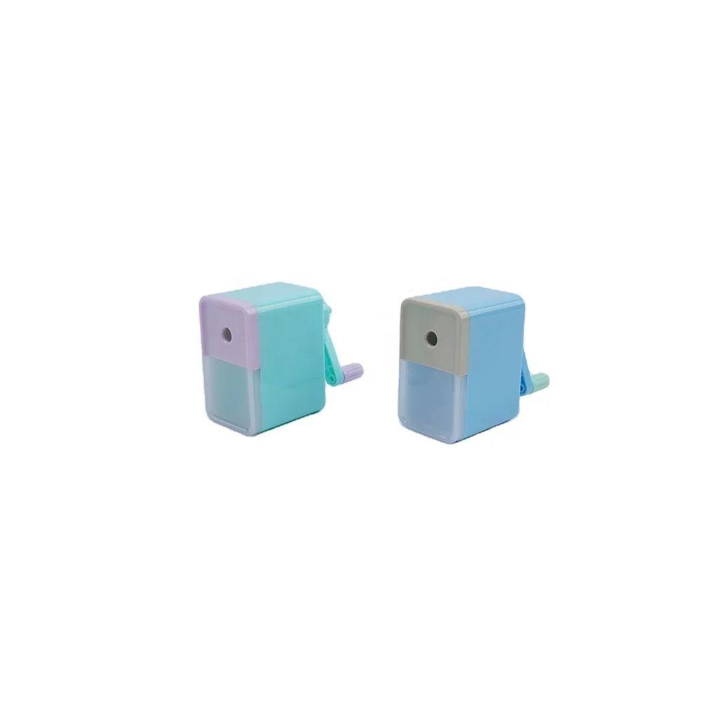 Student stationery handle plastic Pencil Sharpeners for school Home Office use