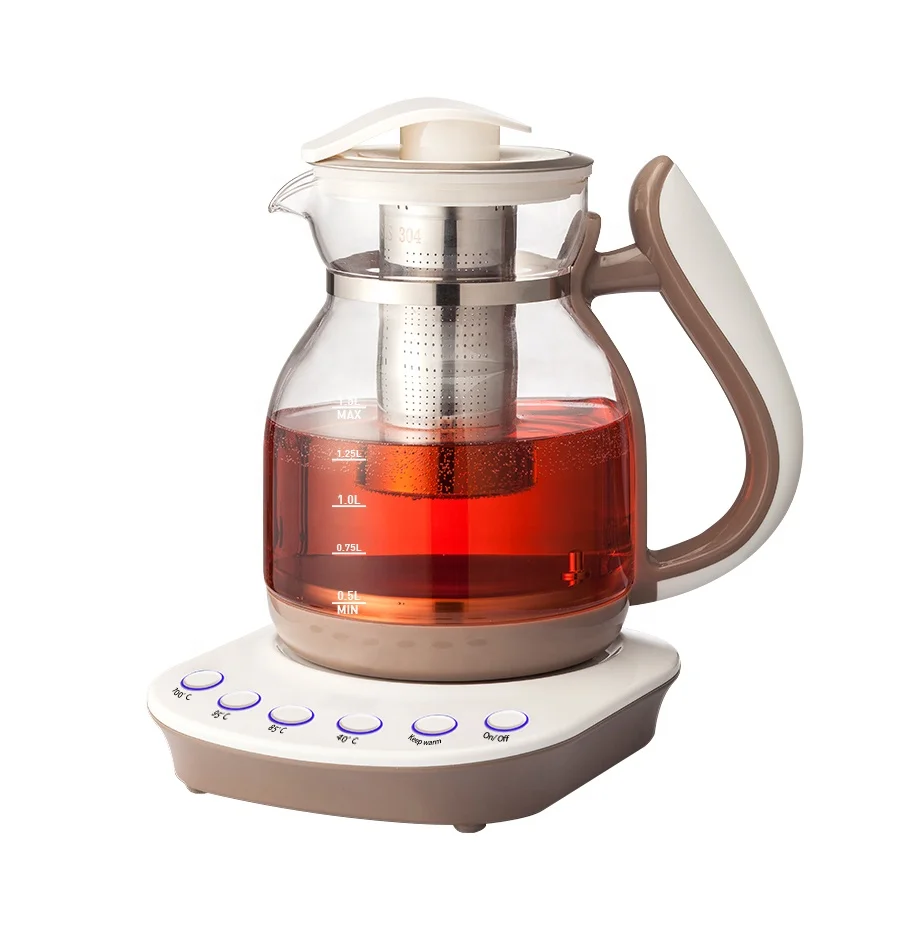 
Digital control glass kettle for hot water/tea/coffee adjustable temperature electric glass kettle with Temperature setting 