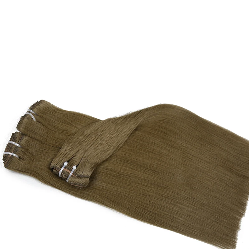 Cuticle Remy Hair PU/Seamless clip in extension Virgin 140g Clip On Hair Extensions Lace Clip In Hair