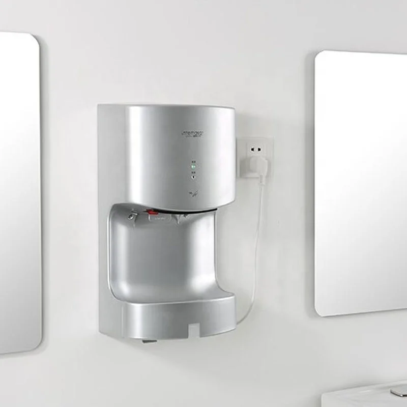 Wall-mounted Fully Automatic Sensor Air Jet Hand Dryer Electric Efficient Hot Cold Wind Hand Dryer