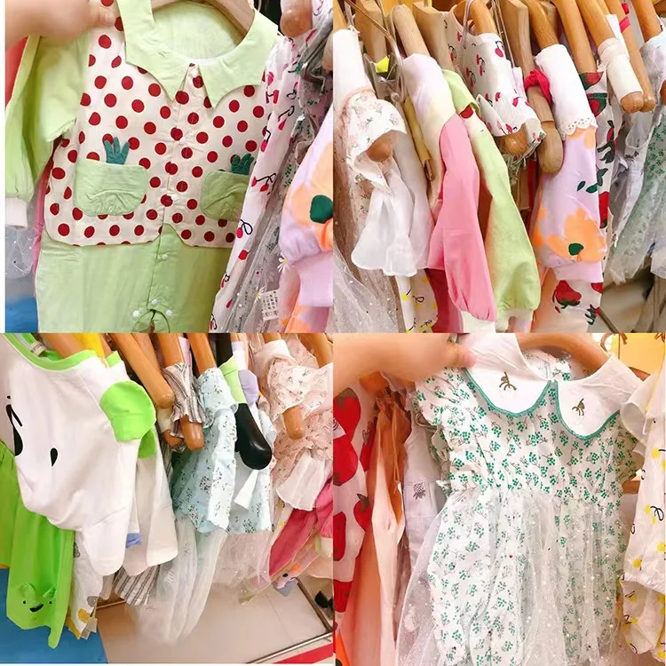 Factory Wholesale Premium  Kids Bale Stock Boys Children New Clothes Baby Wear Girls Clothing