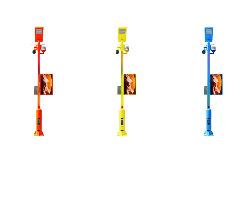 LEDbow IOT интегрированный многоцелевой умный уличный световой столб с интеллектуальным управлением облачной системой