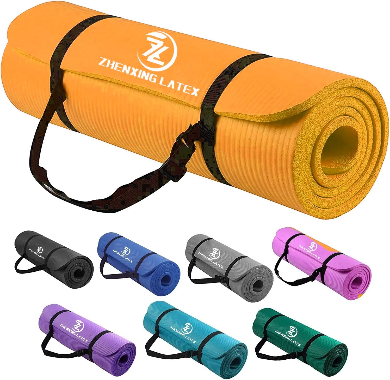 2023 пользовательский коврик для йоги от производителя высокое качество красочная оптовая продажа большой толстый 10 мм NBR