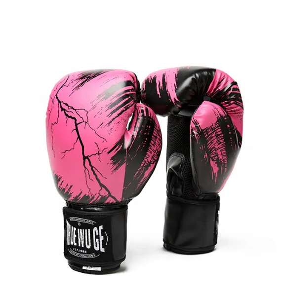 Customized Adult Boxing Gloves Sanda Training Muay Thai Fight Boxing Gloves For Kick Boxing
