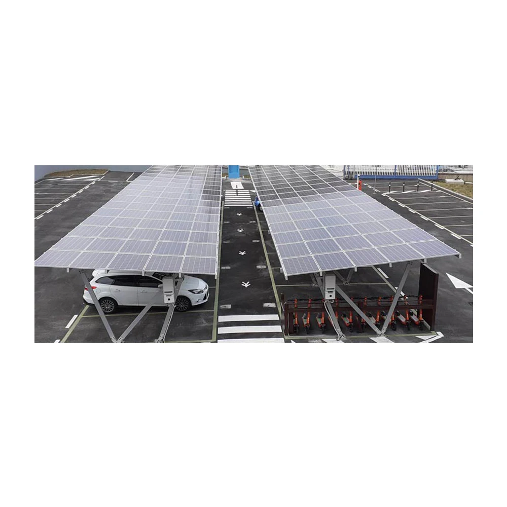 Алюминиевая Солнечная система парковки PV Панель монтажные кронштейны конструкция навеса для автомобиля