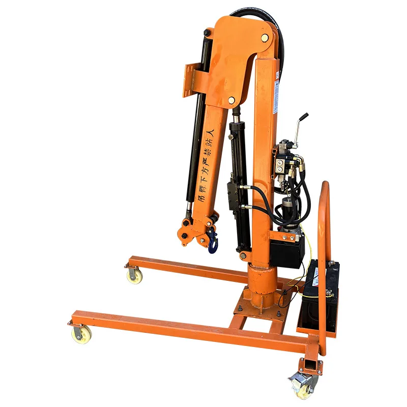 500Kg 800kg 1200Kg Mini Crane 3/4/5 Folding Booms Pickup Truck for Sales