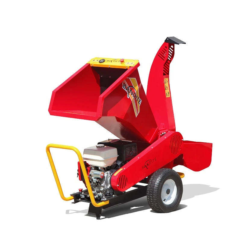 Branch shredder small portable gasoline garden machinery branch shredder tree shredder