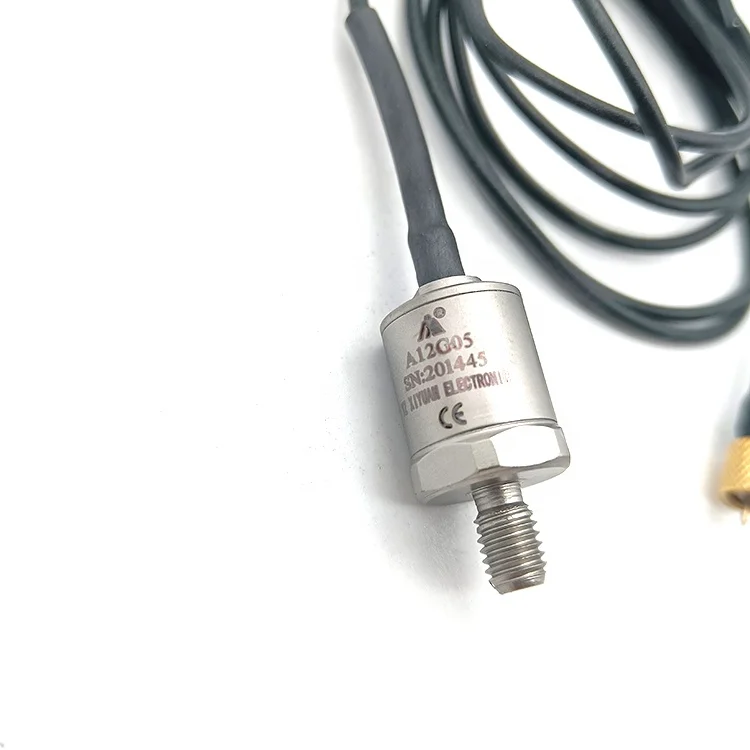 A12G05 PE Piezoelectric Uniaxial Acceleration Sensor for Large Impact Vibration Test