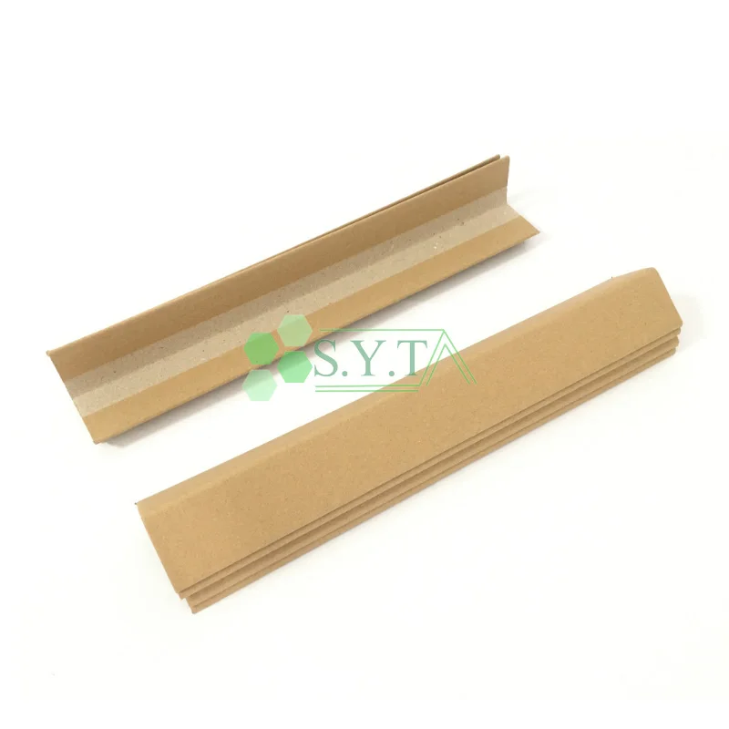 S.Y.T l profile paper corner protector for shipping l shape pallet carton edge board cardboard edge protector