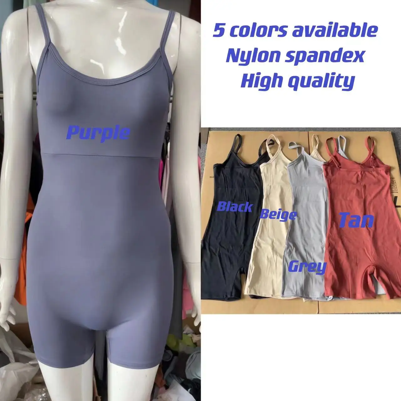 wholesale custom logo high quality american summer 2023 thong bodysuit for women s clothing nylon spandex tank top bodysuit