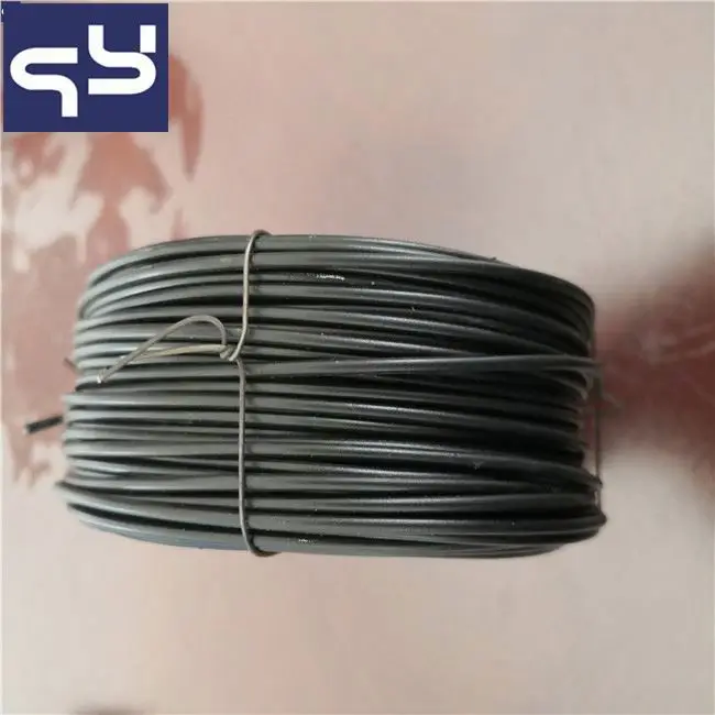 Low Carbon Gardening Tools Soft Plastic Twist Tie Steel Wire Hot Selling Soft Garden Wire Plastic Coated Steel Wire