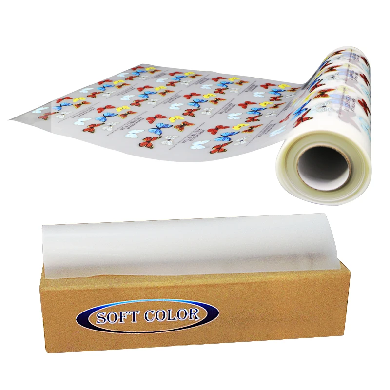Double Coating Transparent Pet Heat Transfer Film Roll Dtf Pet Film