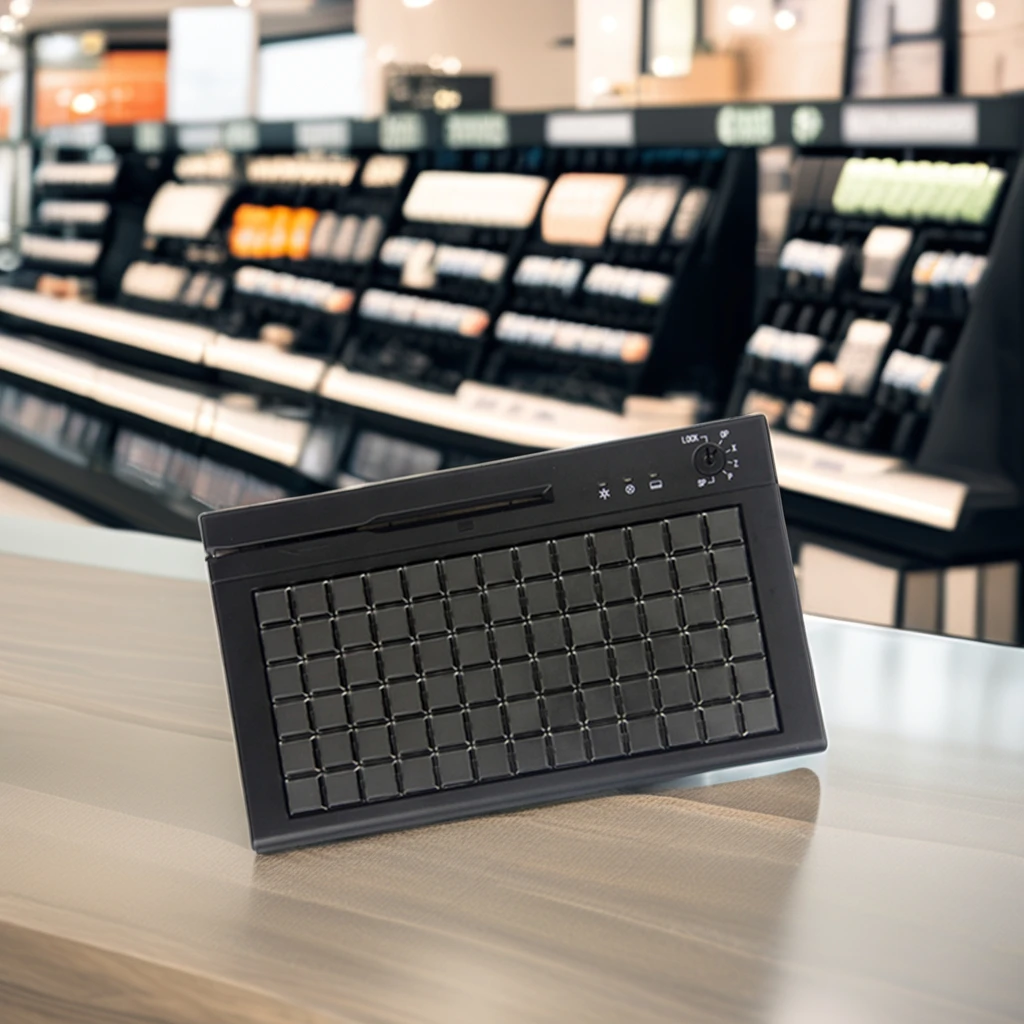 Customized Layout 78 keys Pos Programmable Keyboard for Pos System Cash Register Supermarket Retail