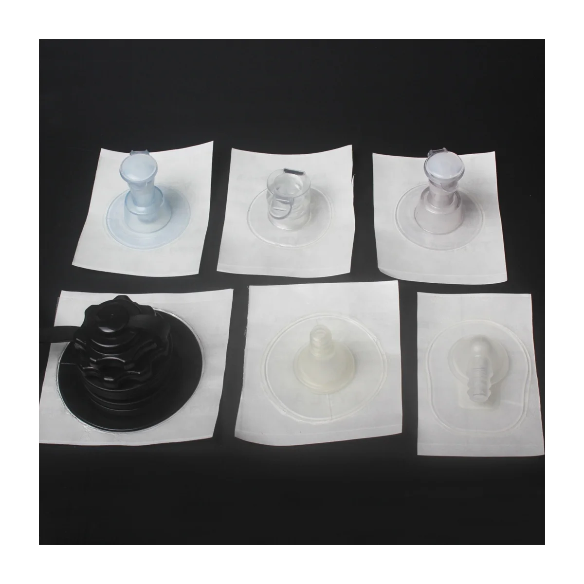 TPU&PVC Material Kitesurfing Kite Inflate Valve With Self Stick Adhesive MPU Glue