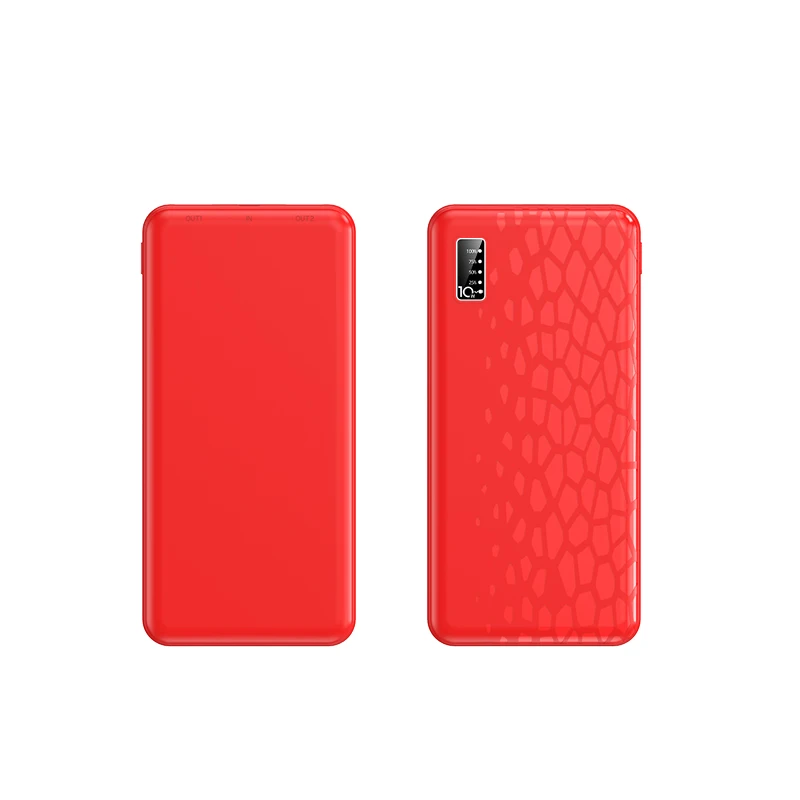 Low Cost Phone Charger For Promotional Gifts Slim Business Dual USB Power Bank 10000mah And 20000mAH With Type C Port