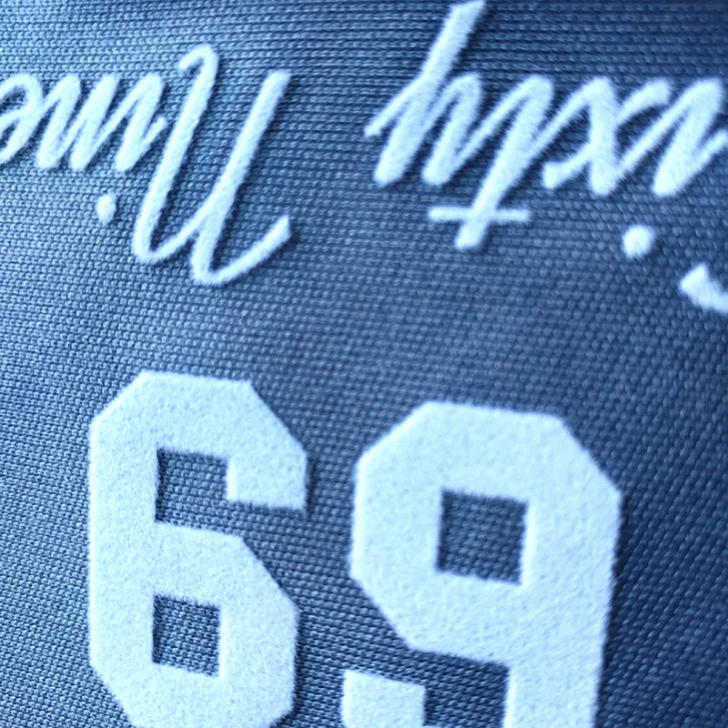 High Quality Custom T Shirt Fashion Flock 3D Heat Transfer for Clothing