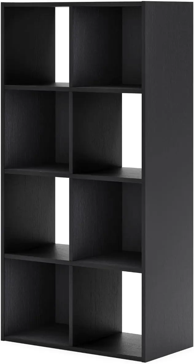 luxury 4-tier wooden black big display room divider bookshelf furniture bookcase