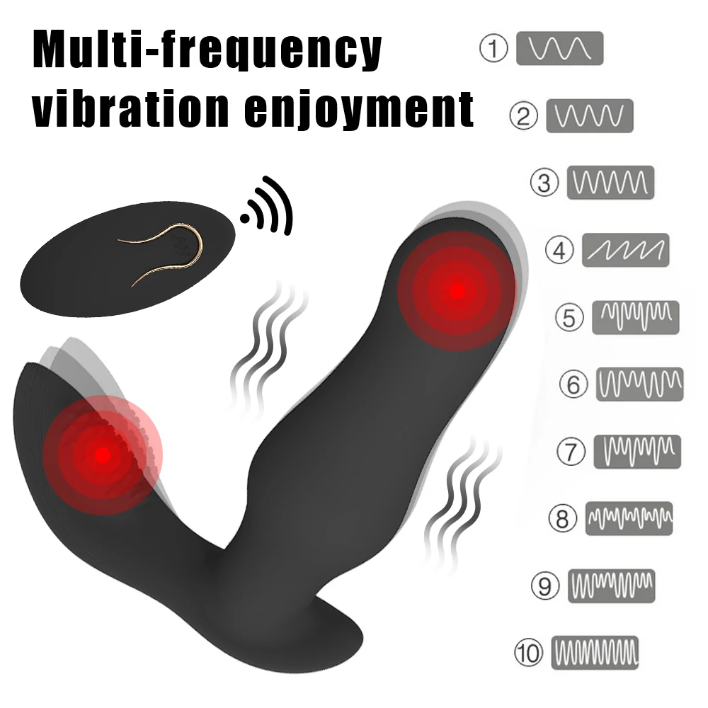 Life waterproof Sex toys shop Anal plug set dildo anal remote control 7-frequency vibration anal beads for women