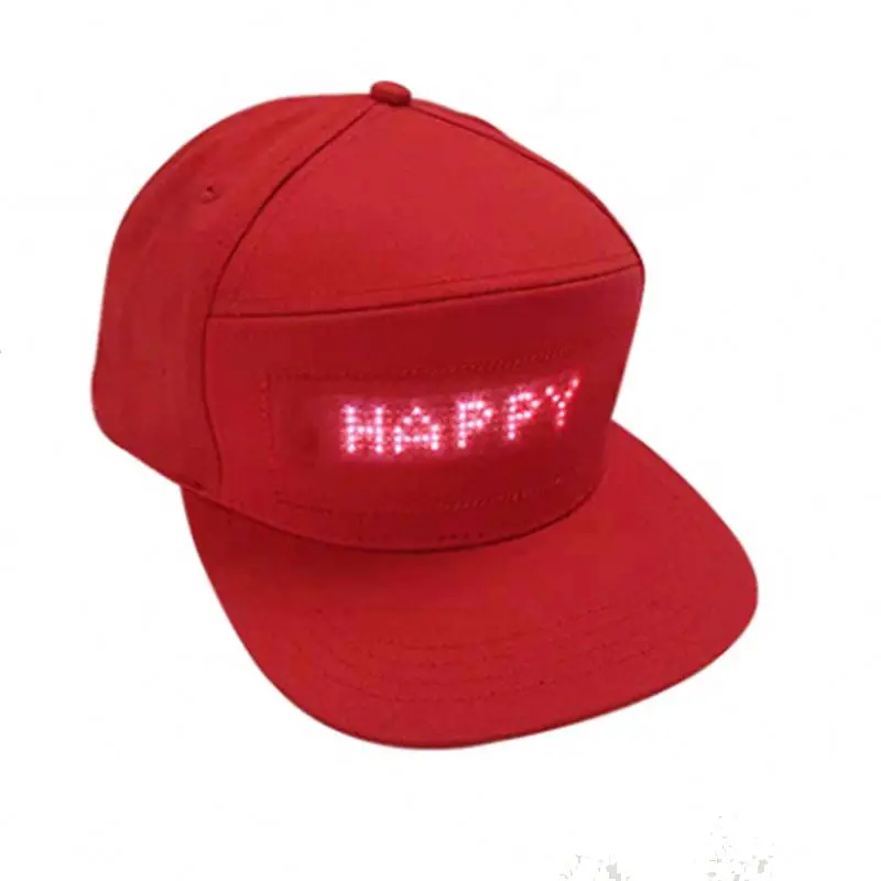 Hot Sale Fashion Sports LED Lighting Cap, Baseball Caps With Led Lights, Party Luminous LED Hat Cap