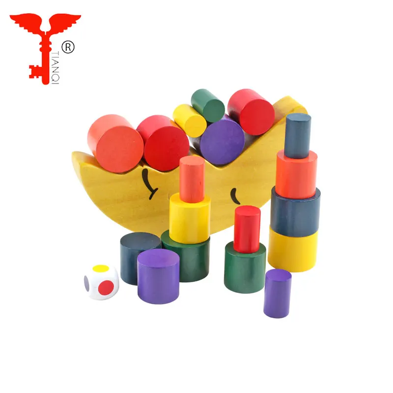 Луна баланс игрушки Конструкторы раннее образование интерактивная игра кучи на складной Деревянные Монтессори игрушечные лошадки