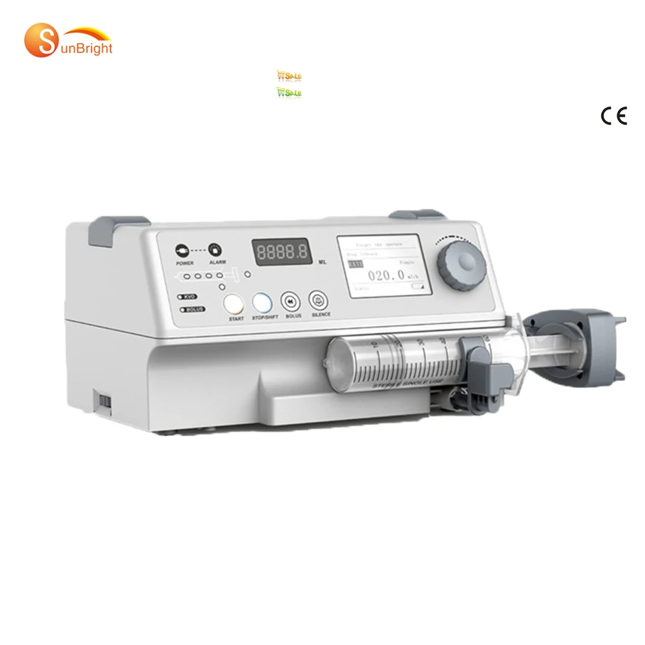 Factory Price Wholesale Hospital Single Infusion Pump Medical Portable Channel Syringe Pump