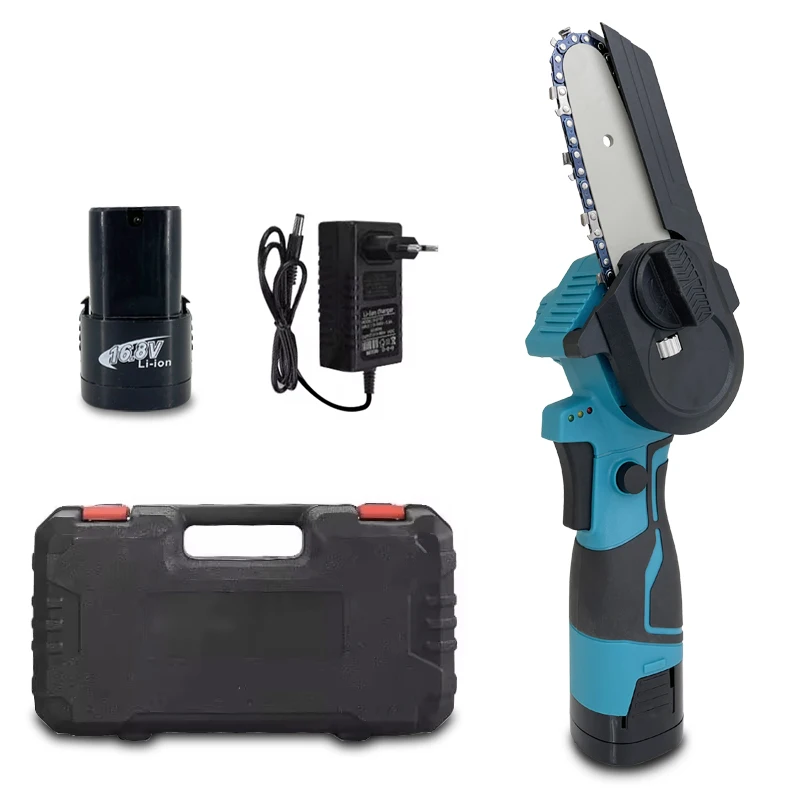 Hand Electric Mini Battery Chainsaw 4inch Cordless Chain Saw Branches