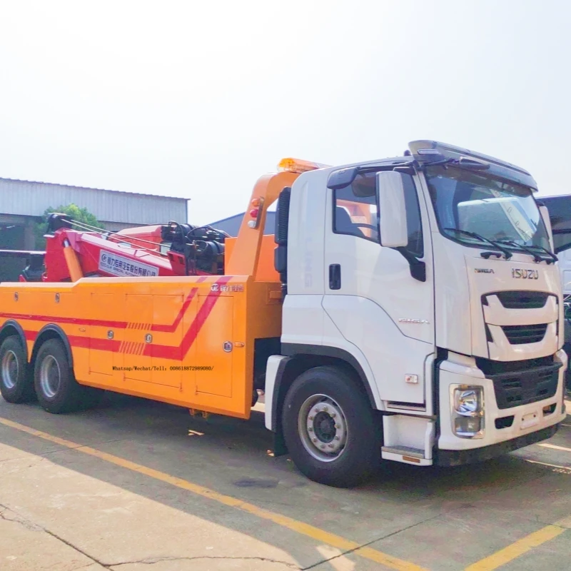 High end product Isuzu heavy-duty road accident rescue vehicle with crane/clearing vehicle one manufacturer quotation