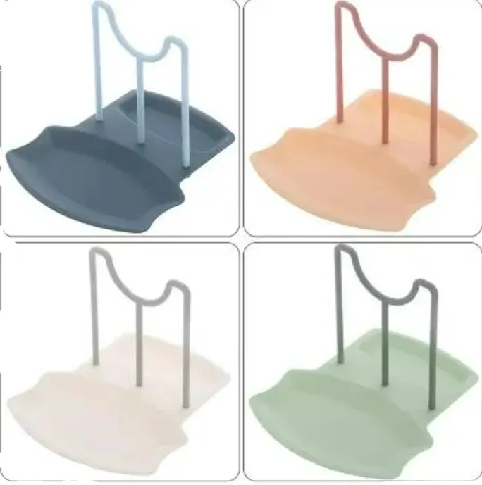 BPA Free Silicone Spoon Rest Spoon Holder Heat Resistant Kitchen Utensil Spatula Holder Pantone Bag OEM LOGO