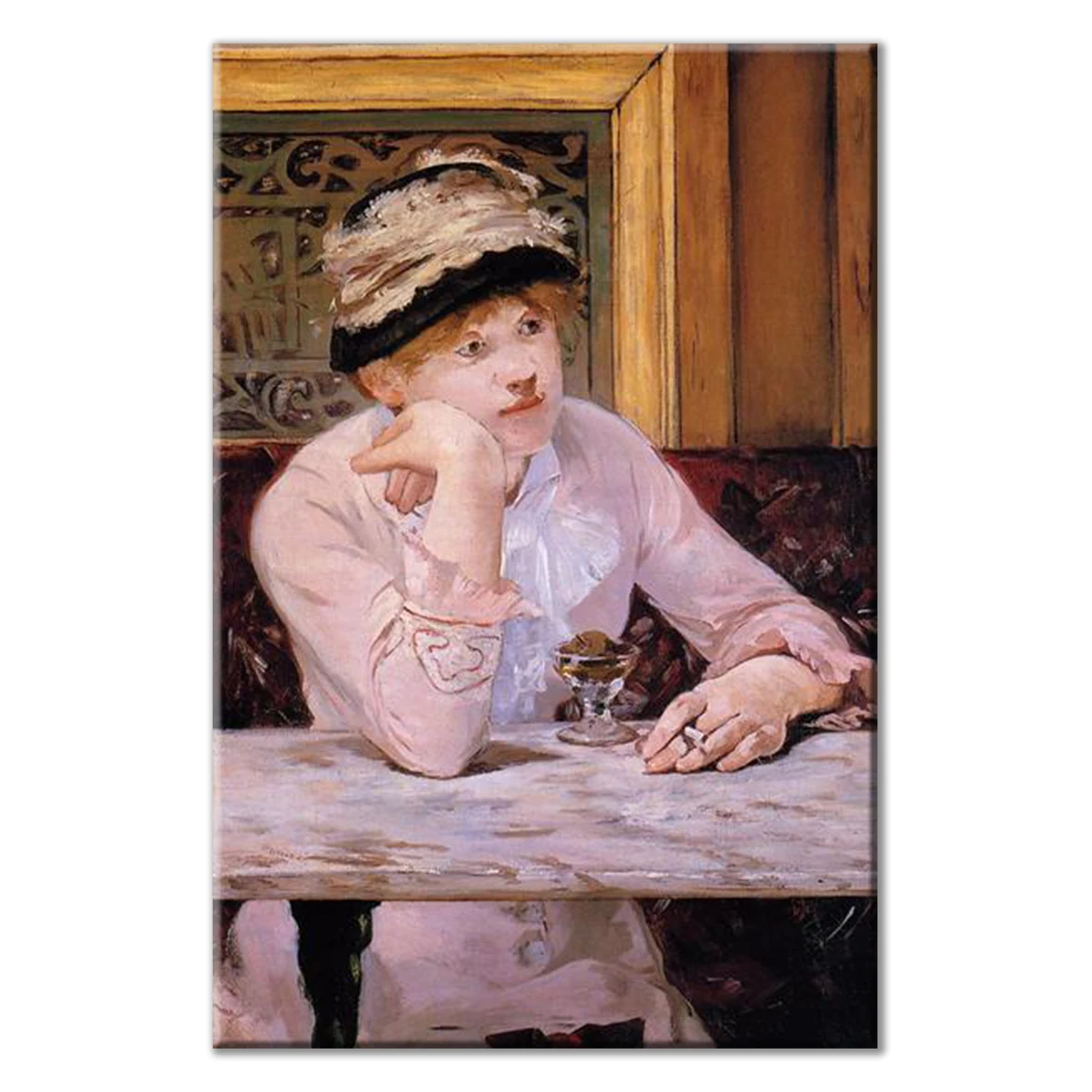 Famous Portrait Manet Masterpiece Canvas Decoration Chinese Oil Painting Reproductions