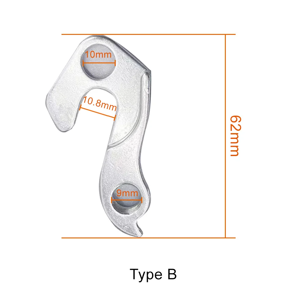 Bicycle Frame Tail Hook Aluminium Alloy Bike Rear Derailleur Hanger Dropout Lug Pull Hook with Screw Mountain bike parts