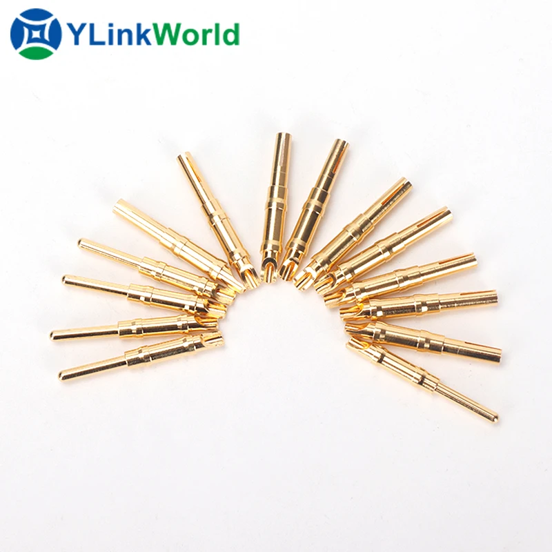 rhodium plated test pogo pin gold plated spring loaded thimble type f 8 pogo pin connector for smart watch manufacturing