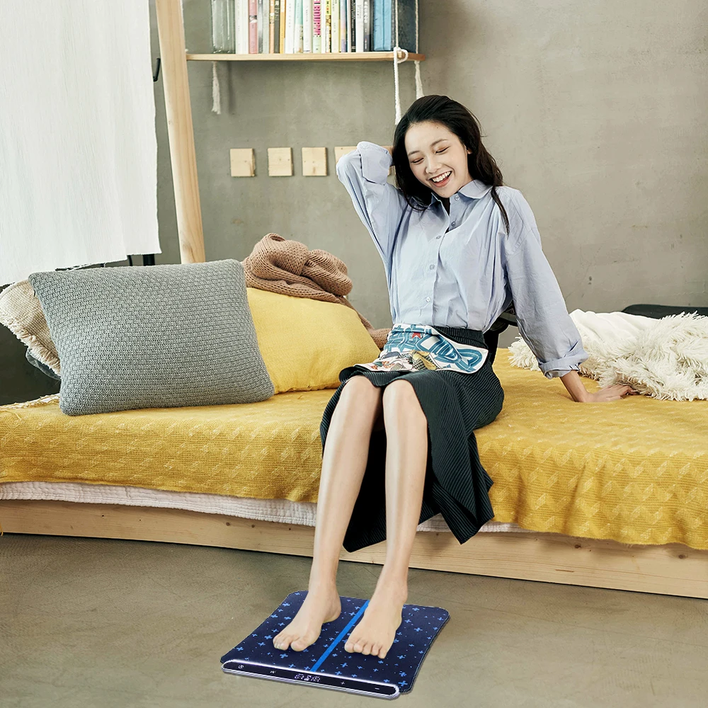 Physiotherapy Foldable Electric Ems Foot Massage Pad Muscle Acupoints Stimulator Ems Bioelectric Acupoints Massager Mat