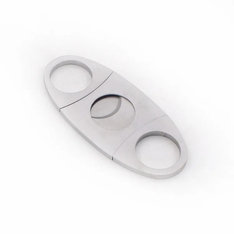 Cigar Accessories stainless steel cigar cutter Double Cut Round Head Scissors for cigar