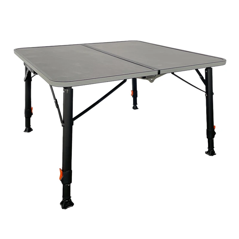Ajustable Picnic High Camping Table Aluminum Folding Table Portable Picnic Camping Table with Carry Bag