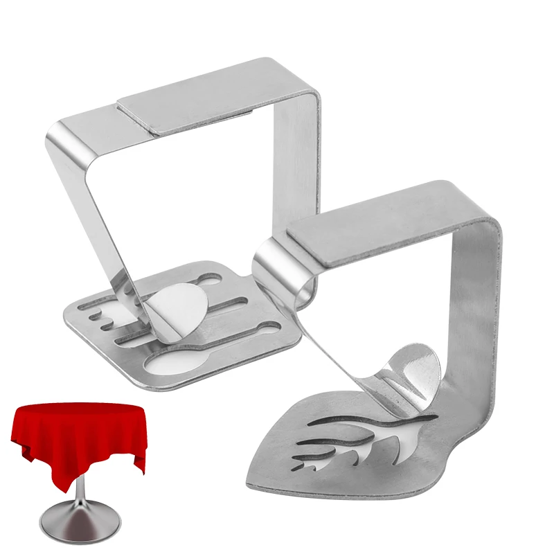 Factory Price Wholesale Table Cloth Holding Clip Stainless Steel Tablecloths Clips