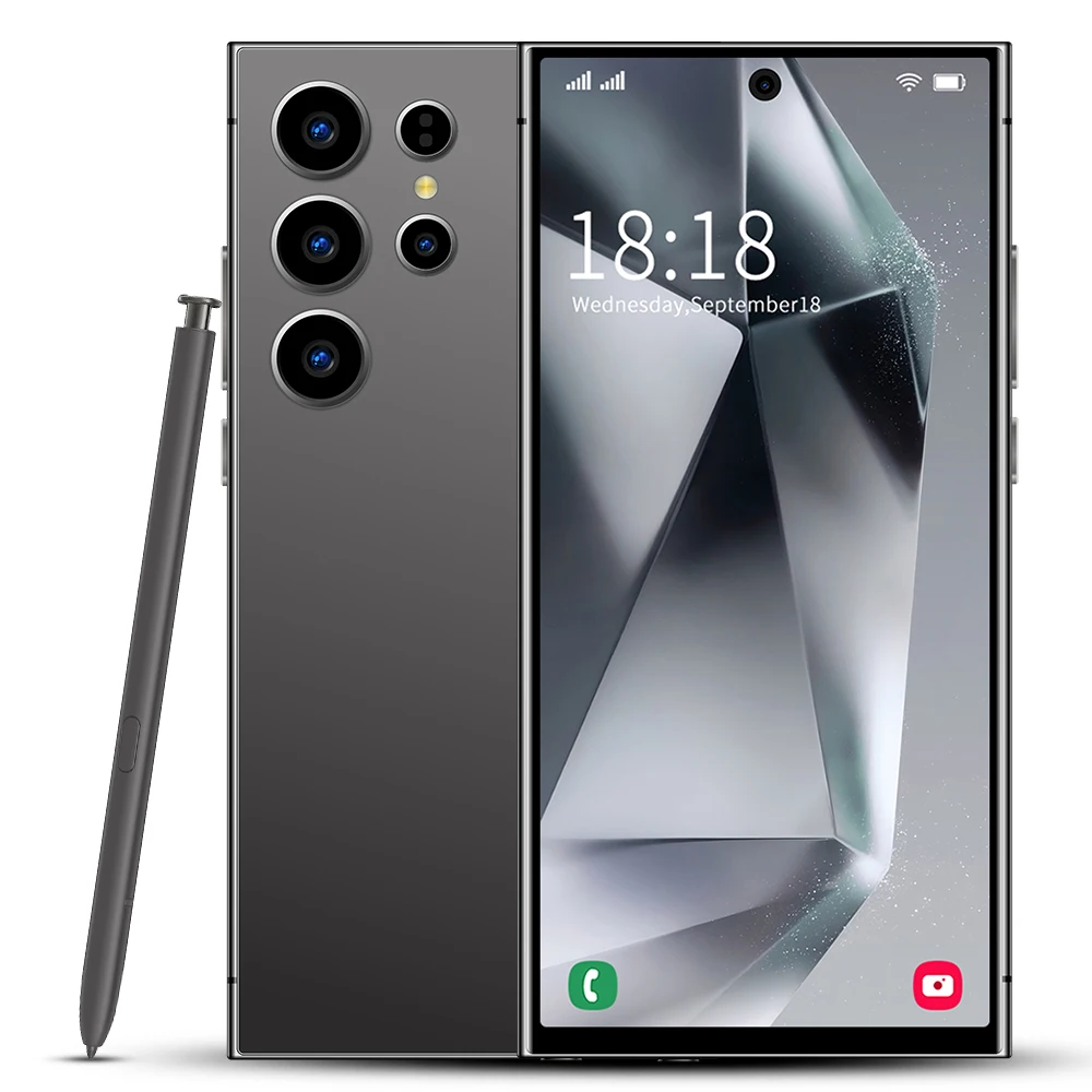 2024 оригинальный смартфон S24 Ultra 5g 7,3 дюймов Android 14 мобильный телефон 16 ГБ + 1 ТБ глобальная версия сотовый телефон