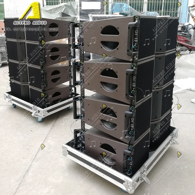 professional audio KR208 line array speaker KR208 double 8 inch mini line array loudspeaker