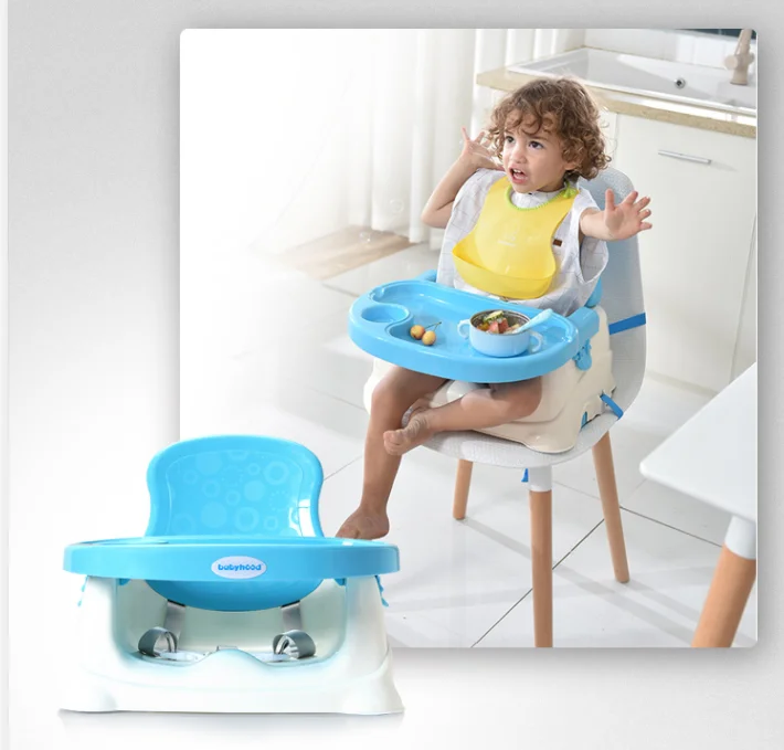 
Healthy Care plastic eating feeding booster seat dining training table and highchair baby for early years with Tray 