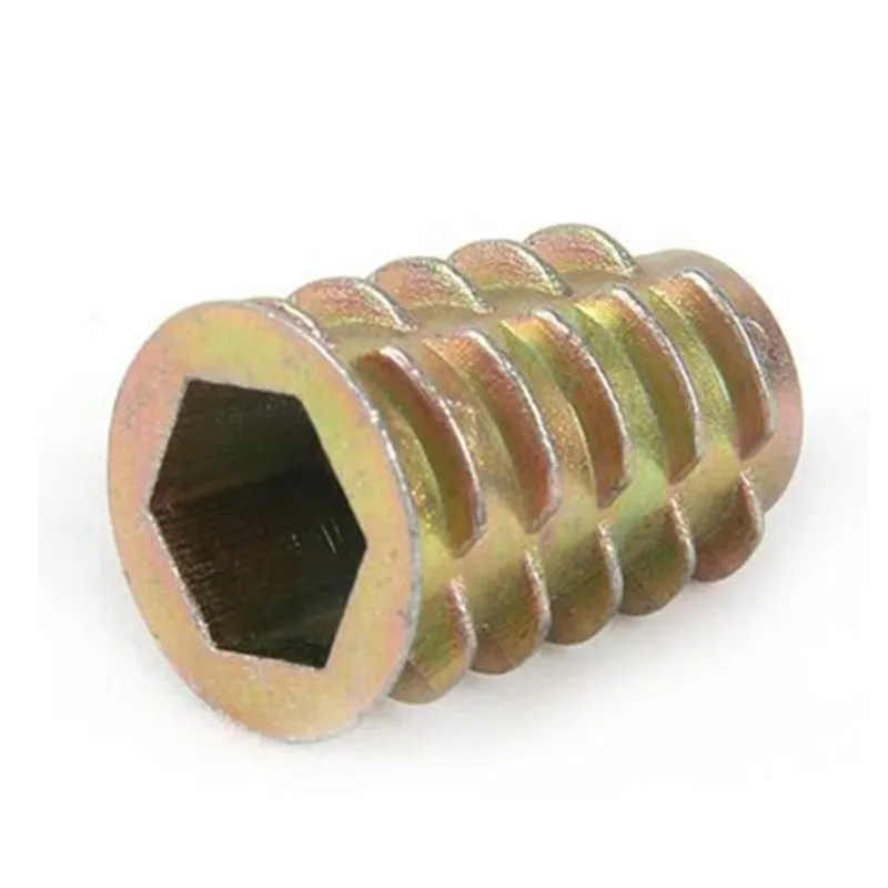 
Furniture wood insert nut M5 M6 M8 threaded Inserts for Wood 
