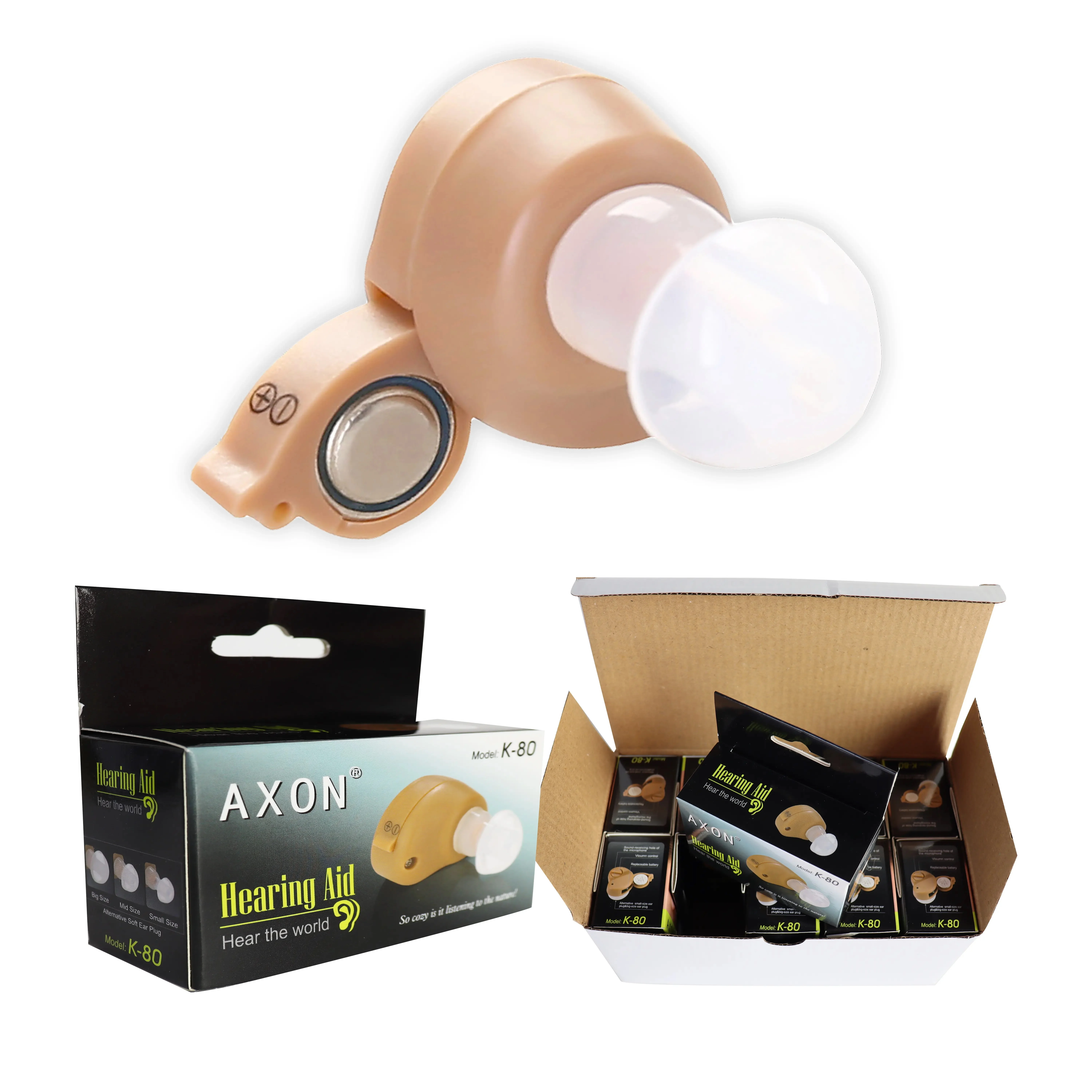 New trending products 2023 medical Hearing Aid Ear Sound Amplifier Adjustable Hearing Aids BTE Ear hearing Aid