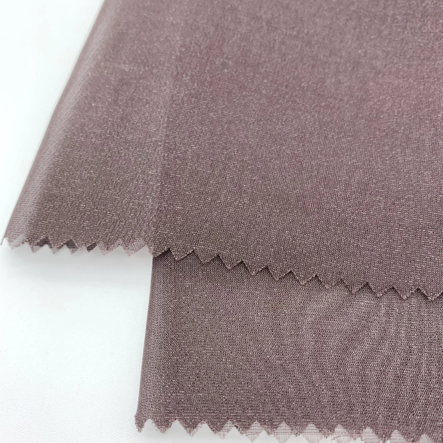 High quality shiny 100% polyester diamond fiber translucent plaid chiffon fabric for shirt