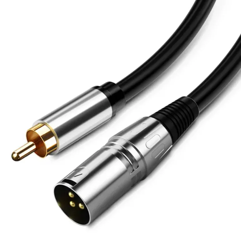 OEM XLR RCA Cable Hifi High End Audio 0.5M 1M 1.5M 2M 3M 5M Wholesale RCA Male to XLR Male Female Adapter Converter