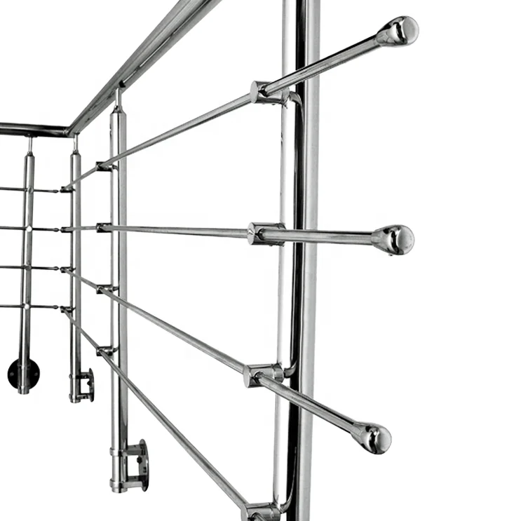
UNIKIM Balustrade High Quality Glass Metal Deck Railing Stainless Steel Balustrade Cross Bar Holder Cable Railing System 