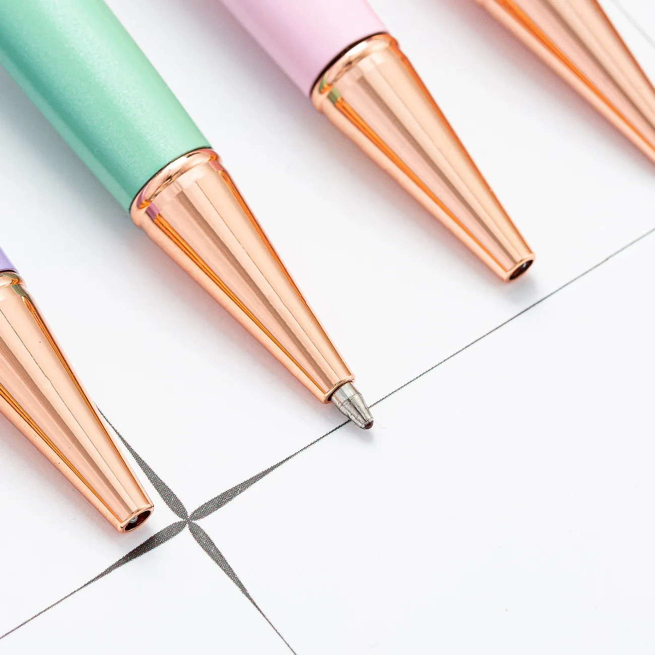 Creative Personalized Stylus Crystal Pen With Custom Logo Flower Inside Metal  Promotional Ballpoint Pen