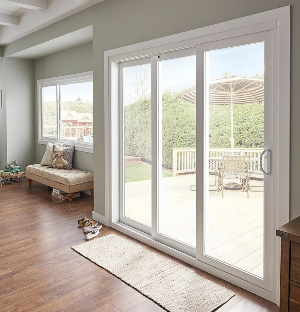 Heavy Duty Lift and Sliding Wood Aluminum Door for Missouri USA Client Design High Quality and Performance French Tempered Glass