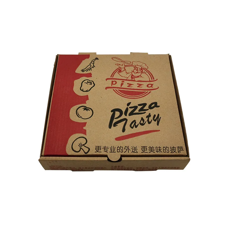 
Wholesale price 8 10 12 16 inch reusable corrugated paper packaging pizza box 