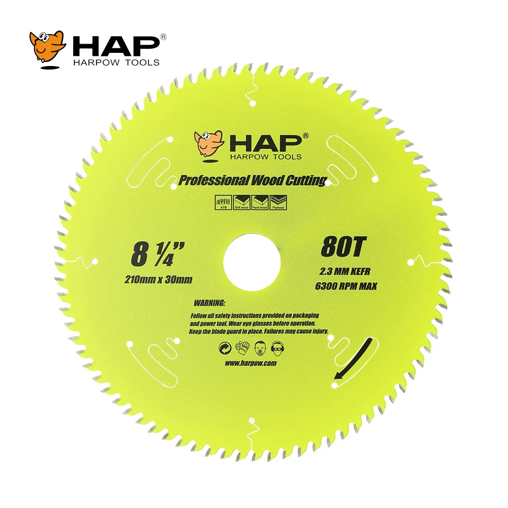 Диск дисковой пилы промышленного класса 80 зубьев