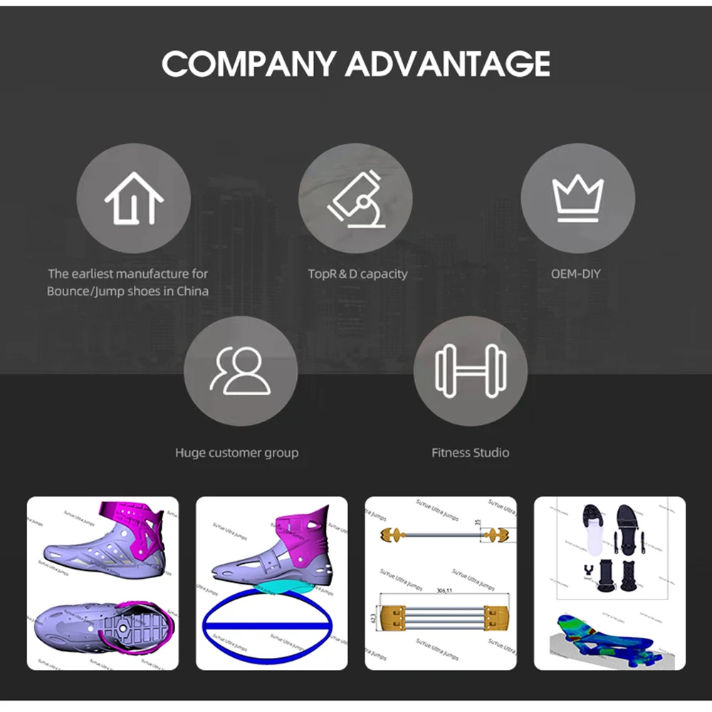 TOP Quality Sports Dance Shoes Rebound Boots OEM Custom Bounce Sneakers Kids Adults Gym Fitness Train Kangoo Jump Shoes Woman