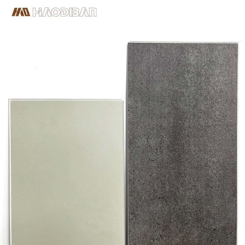 Quartz PVC Vinyl Tile Flooring 12x24 Stone Look Interlocking Vinyl Click Plank SPC Flooring