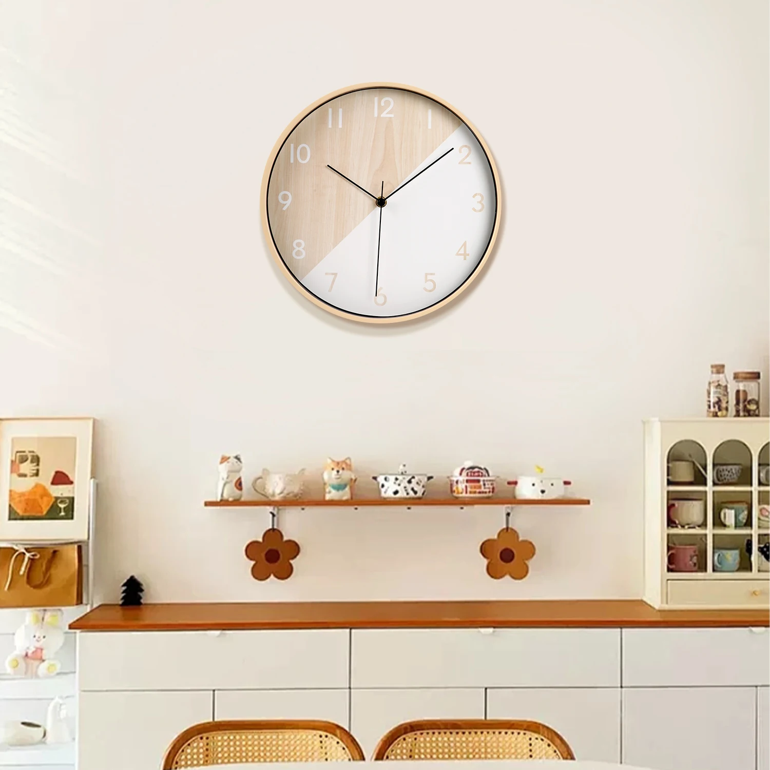 china round customized wall clock